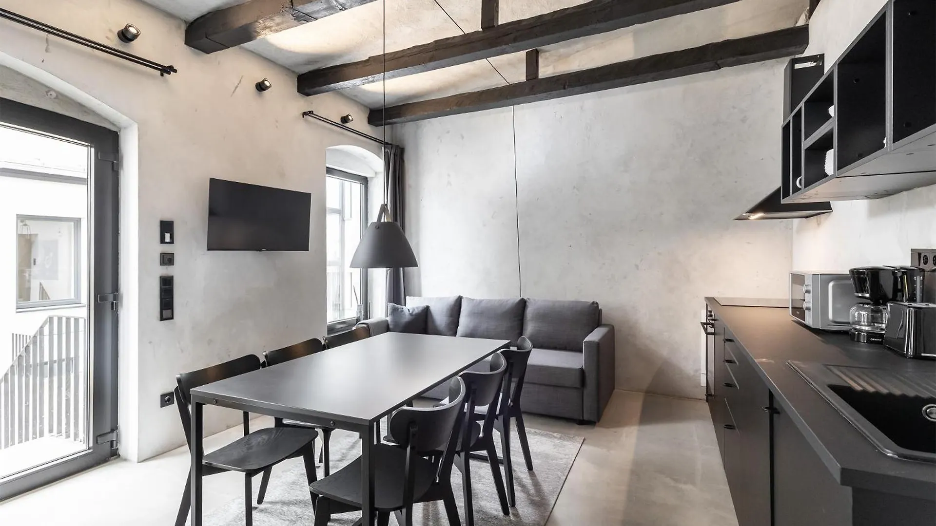 Coolest Apartment In Berlin, Easy Check-In, Close To Center, Black & White Maisonette #6